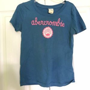 abercrombie blue tee